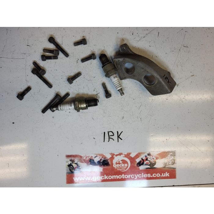 1RK Yamaha TZ250 gearbox sprocket chain guard bolts plugs