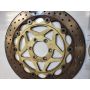 2KM Yamaha TZ250 front brake disc spacer and bolts 320 mm