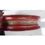 2KM Yamaha TZ250 front wheel & disc - green 3 x 17