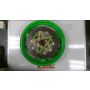 2KM Yamaha TZ250 front wheel & disc - green 3 x 17