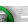2KM Yamaha TZ250 front wheel & disc - green 3 x 17