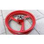 2KM Yamaha TZ250 rear wheel 3.5 x 18 inch red