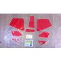 2KM Yamaha TZ250 original seat decals T model 1987