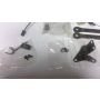 2XT Yamaha TZR250 assorted nuts bolts dog bones seat lock etc