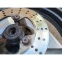 2XT Yamaha TZR250 front & rear wheel discs carrier F44 R57 black