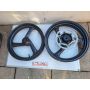 2XT Yamaha TZR250 front & rear wheel carrier F44 R57 black