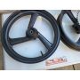 2XT Yamaha TZR250 front & rear wheel carrier F44 R57 black