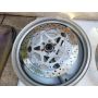 2XT Yamaha TZR250 front & rear wheel disc carrier F44 R57 silver