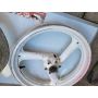 2XT Yamaha TZR250 front & rear wheel disc carrier F44 R57 white