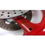 3LC Yamaha TZ250W front wheel & discs 3.5 x 17 inch red 1989