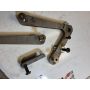 3LC Yamaha TZ250 rearset hangers footrest plates