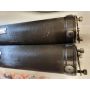 3MA Yamaha TZR250 SS-Ishii race exhausts cans & collars