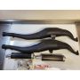 3MA Yamaha TZR250 Ishii racing exhausts cans & collars