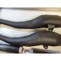 3MA Yamaha TZR250 Ishii racing exhausts cans & collars