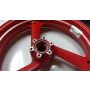 3TC Yamaha TZ250 front wheel 3.5 x 17 inch red