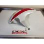 3XV Yamaha TZR250 mudguard white with red decal