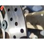 3XV Yamaha TZR250 front wheel & discs white 3 x 17 inch F49