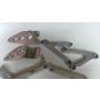 3XV Yamaha TZR250 rearsets rider & pillion footrest hangers 1991-95