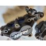 4DP Yamaha TZ250 front brake calipers - blue