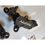 4DP Yamaha TZ250 front brake calipers - blue