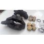 4DP Yamaha TZ250 Nissin front brake calipers & hoses