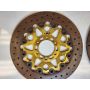 4DP Yamaha TZ250 discs front BSE gold cast iron 280 mm
