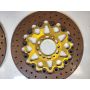 4DP Yamaha TZ250 discs front BSE gold cast iron 280 mm
