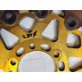 4DP Yamaha TZ250 discs front BSE gold cast iron 280 mm