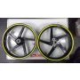 4JT Yamaha TZ125 wheels front & rear 5 spoke Marchesini