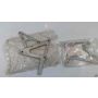 NF4 Honda RS125 rearset footrest hangers NF4-50630-770 & 50640