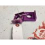 VJ23 Suzuki RGV250 swingarm chain adjuster plates - purple