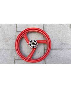 2KM Yamaha TZ250 rear wheel 3.5 x 18 inch red