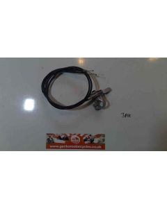 3AK Yamaha TZ250 thumb choke lever & cables 1988