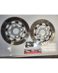 3XC Yamaha R1-Z front brake discs rotors 3XV TZR250