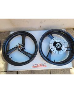 3XV Yamaha TZR250 wheels front & rear 3x17 4.5x17 disc #1