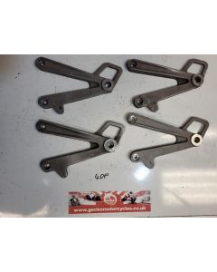 4DP Yamaha TZ250 rearset footrest hangers - LHS