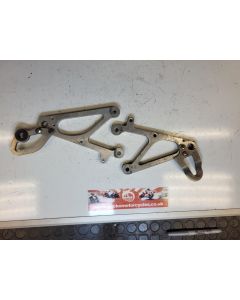5KE Yamaha TZ250 left hand rearset hangers left and right