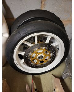 5KE Yamaha TZ250 wheels & discs Marchesini 10 spoke 2006-2008