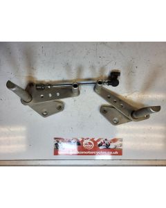 Generic rearsets footrests pegs levers 40 mm PCD mounting holes